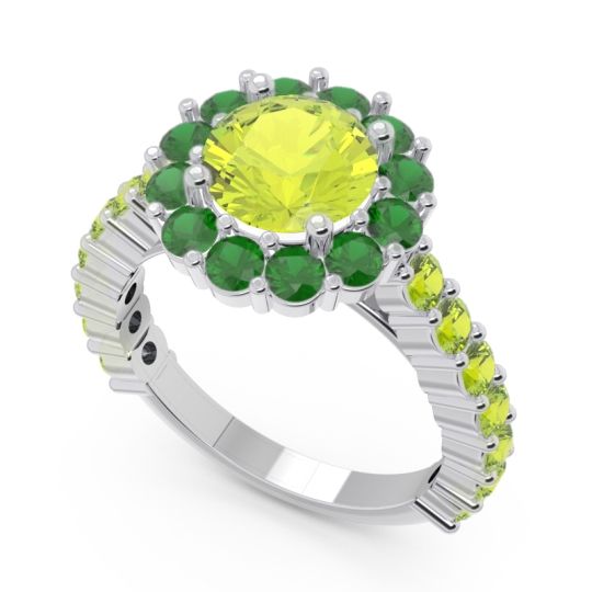 Halo Pave Varida Ring