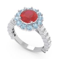 Halo Pave Varida Ring