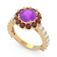 Halo Pave Varida Ring