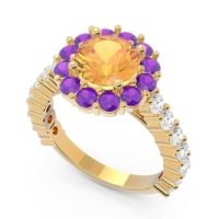 Halo Pave Varida Ring