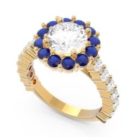 Halo Pave Varida Ring