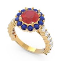 Halo Pave Varida Ring