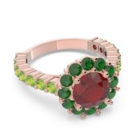 Halo Pave Varida Ring