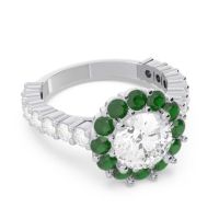 Halo Pave Varida Ring