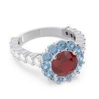 Halo Pave Varida Ring