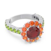 Halo Pave Varida Ring