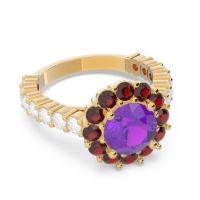 Halo Pave Varida Ring