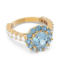 Halo Pave Varida Ring