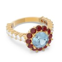 Halo Pave Varida Ring