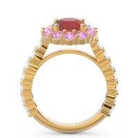 Halo Pave Varida Ring