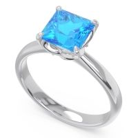 Solitaire Princess Cut Lina Ring