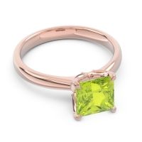 Solitaire Princess Cut Lina Ring