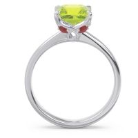 Solitaire Princess Cut Lina Ring
