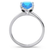 Solitaire Princess Cut Lina Ring