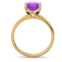 Solitaire Princess Cut Lina Ring