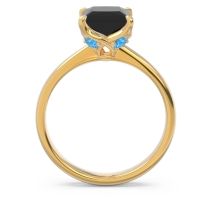 Solitaire Princess Cut Lina Ring