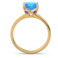 Solitaire Princess Cut Lina Ring