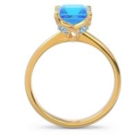 Solitaire Princess Cut Lina Ring