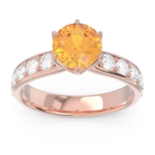 Six Prong Pave Hara Ring