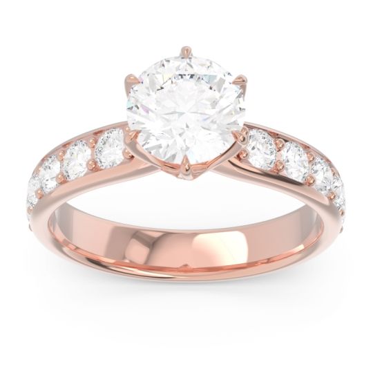 Six Prong Pave Hara Ring