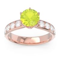 Six Prong Pave Hara Ring