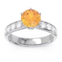 Six Prong Pave Hara Ring