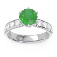 Six Prong Pave Hara Ring