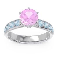 Six Prong Pave Hara Ring