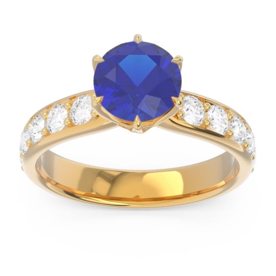 Six Prong Pave Hara Ring