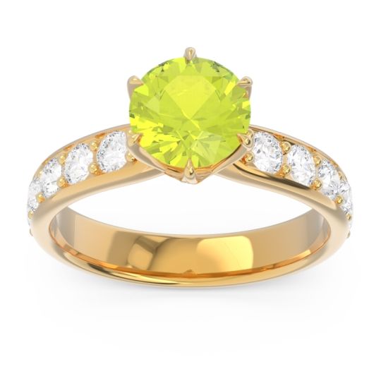 Six Prong Pave Hara Ring