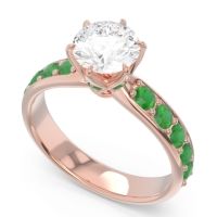 Six Prong Pave Hara Ring