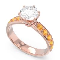 Six Prong Pave Hara Ring