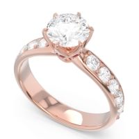 Six Prong Pave Hara Ring