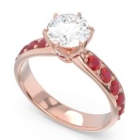 Six Prong Pave Hara Ring