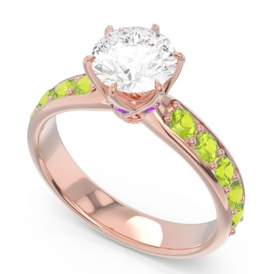 Six Prong Pave Hara Ring