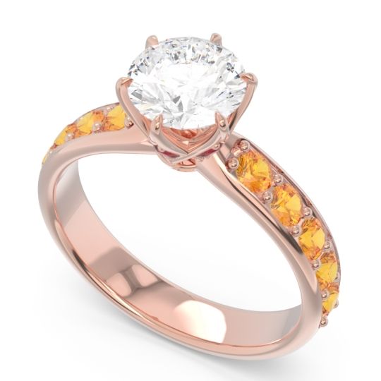 Six Prong Pave Hara Ring