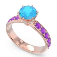 Six Prong Pave Hara Ring