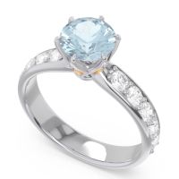 Six Prong Pave Hara Ring