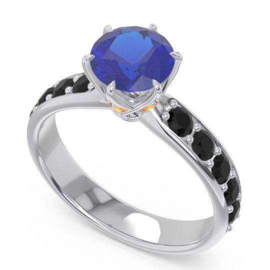 Six Prong Pave Hara Ring