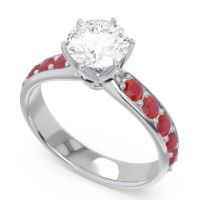 Six Prong Pave Hara Ring