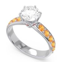 Six Prong Pave Hara Ring