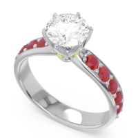 Six Prong Pave Hara Ring