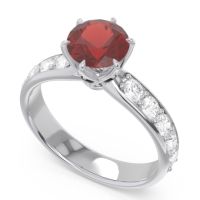 Six Prong Pave Hara Ring