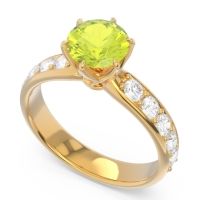 Six Prong Pave Hara Ring