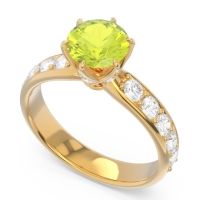 Six Prong Pave Hara Ring