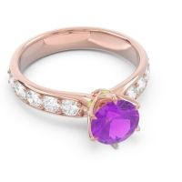 Six Prong Pave Hara Ring