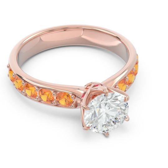 Six Prong Pave Hara Ring