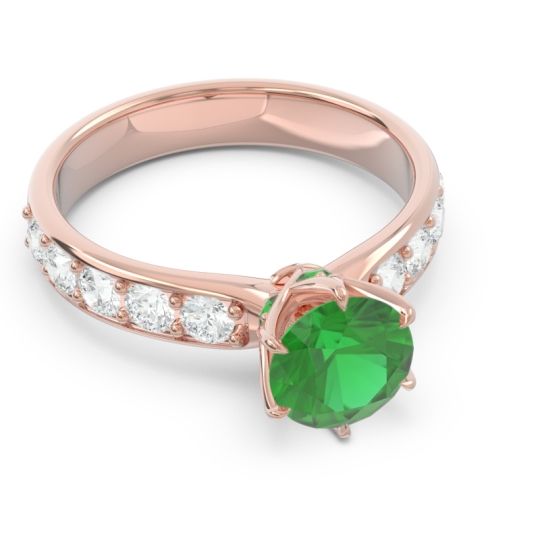 Six Prong Pave Hara Ring