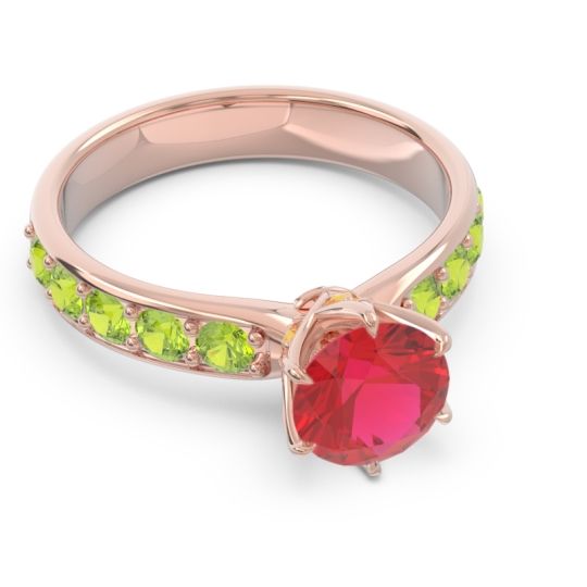 Six Prong Pave Hara Ring