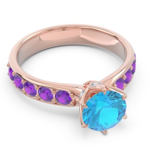 Six Prong Pave Hara Ring